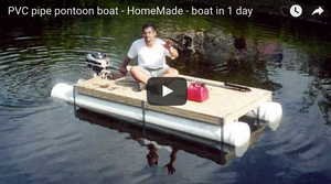 Make a DIY Pontoon Boat in 1 Day for $250 Bucks!