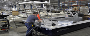 Hot Springs Expanding Pontoon Boat Production