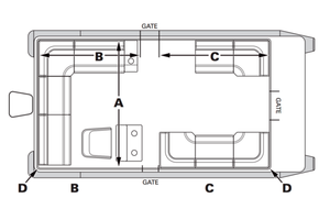 Create your own Custom Pontoon Boat Layout