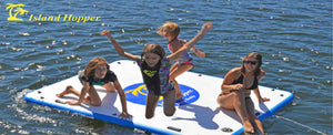 Island Hopper® Island Buddy Inflatable Water Platform & Dock!!