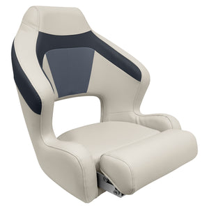 Wise Premier Pontoon Series, XL Bucket Seat w/ Flip Up Bolster