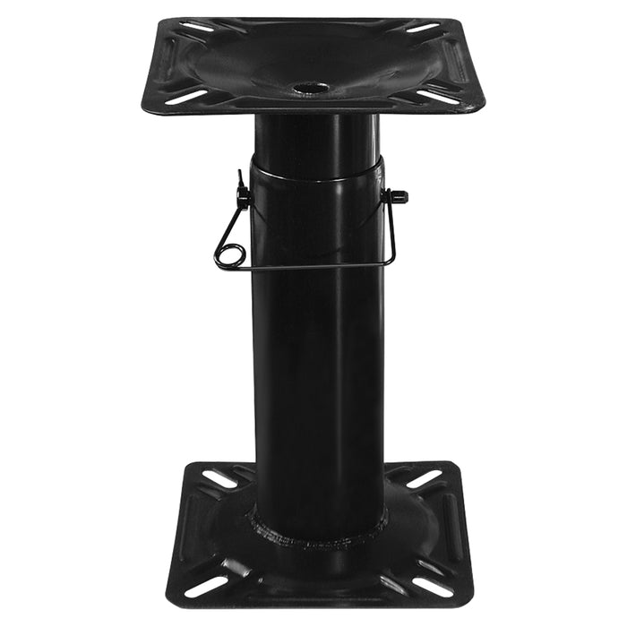Adjustable 12-18" Black Steel Pedestal