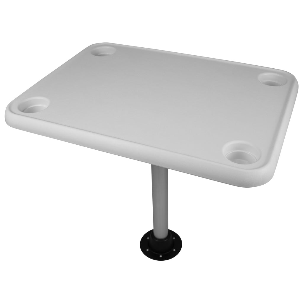 Wise Square Pontoon Table with Cupholders